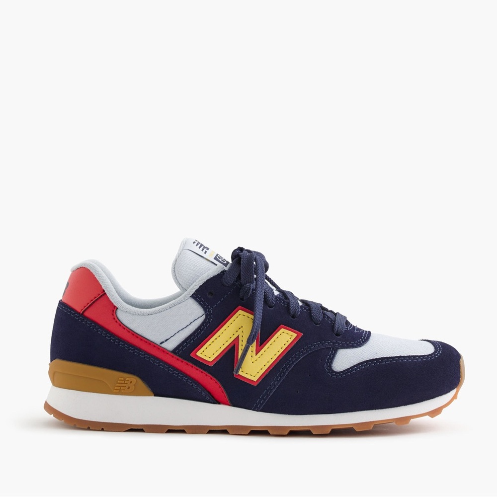 New Balance Navy and Red Athletic Shoes